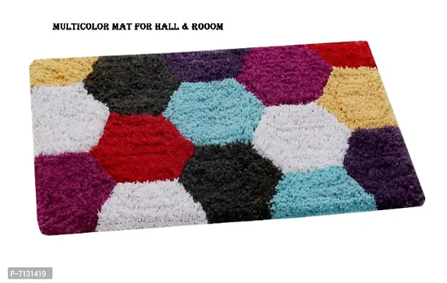 Cotton Doormat Elegent Design with Anti Skip 40 x 60 cm-thumb0