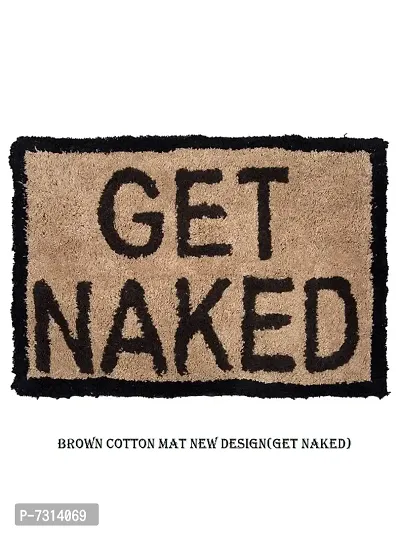 Brown cotton mat new Design Doormat 40 cm x 60 cm-thumb0