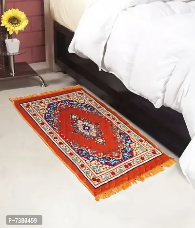 Area Rugs Prayer Mat/Aasan/Pooja Mat/Meditation Mat/Multipurpose Carpet-4 x 2 Feet, (Standard)-thumb0