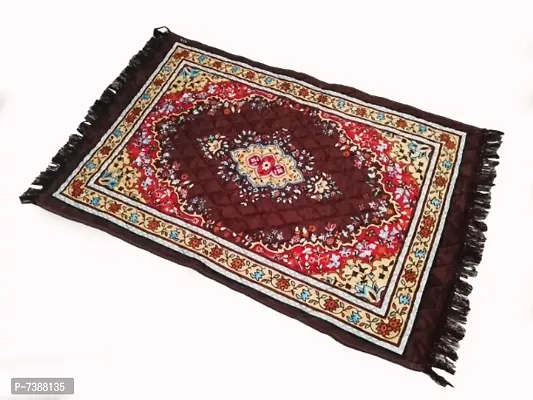 Area Rugs Prayer Mat/Aasan/Pooja Mat/Meditation Mat/Multipurpose Carpet-4 x 2 Feet
