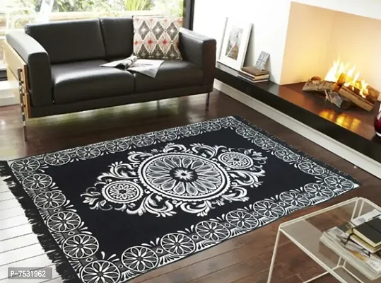 Velvet Carpet Rug Runner for Bedroom/Living Area/Home  ( 5 x 7 Feet )-Pack of 1-thumb0