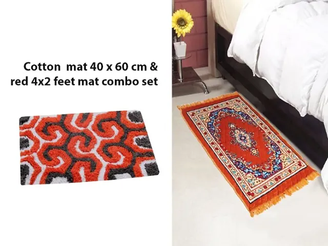 Combo of Door Mat and Rug