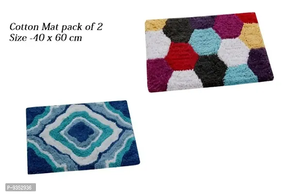 Elite Fancy Doormats with antiskid back of 2