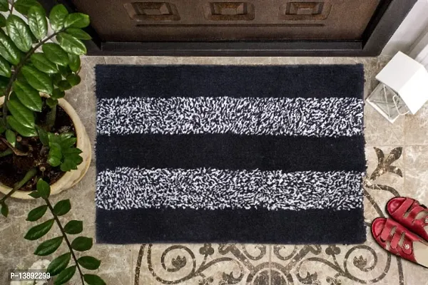 Exclusive Premium Cotton door mat with anti skid mat-thumb0