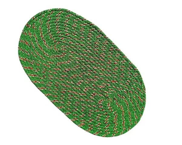 Oval Knitted Cotton Door Mats