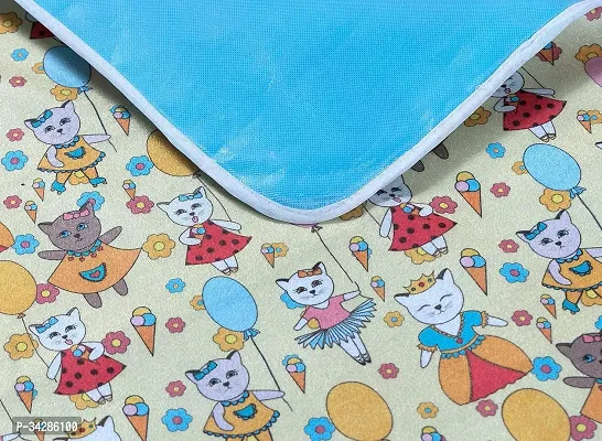 New Born Baby Polyster Sheets Waterproof | Bed Protector Baby Dry Sheet | Baby Dry Mats Waterproof and New Baby Born Product |Pack of 1-thumb5