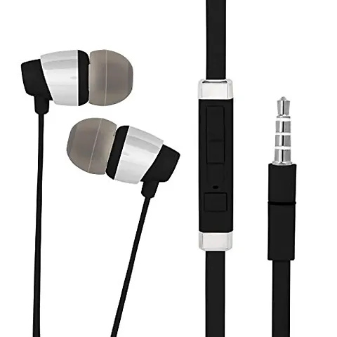in-Ear Wired Headphones with Mic for vivo X Fold Wired in Ear Headphones with Mic, Pure Bass Sound, One Button Multi-Function Remote-DV(A1F3)