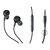 in-Ear Headphones Earphones for Samsung Galaxy Fold Handsfree | Headset | Universal Headphone | Wired | MIC | Music | 3.5mm Jack | Calling Function | Earbuds (A1H3)-thumb2