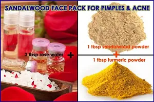 Sandal Powder (Chandan Powder) For Glowing  Pimple/Acne Remover Naturally 50 GM-thumb2