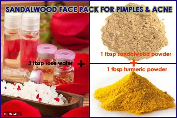 Sandal Powder (Chandan Powder) For Glowing  Pimple/Acne Remover Naturally 100 GM-thumb3