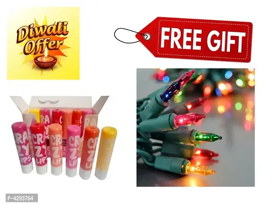 12 Crazy Lip Balm For Smooth And Glowing Lips With Diwali Gift Free As Per Availability Of Assorted Products-thumb0