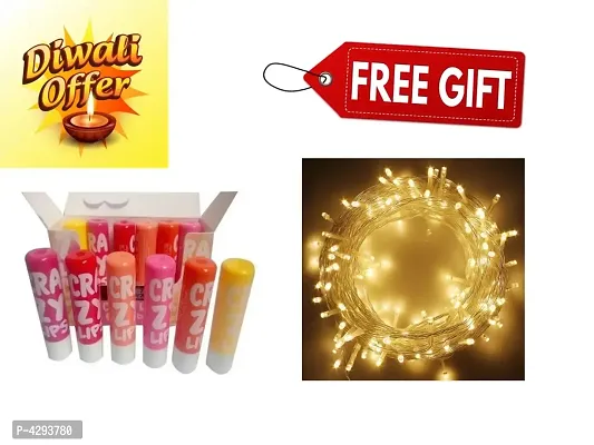 12 Crazy Lip Balm For Smooth And Glowing Lips With Diwali Gift Free As Per Availability Of Assorted Products 01