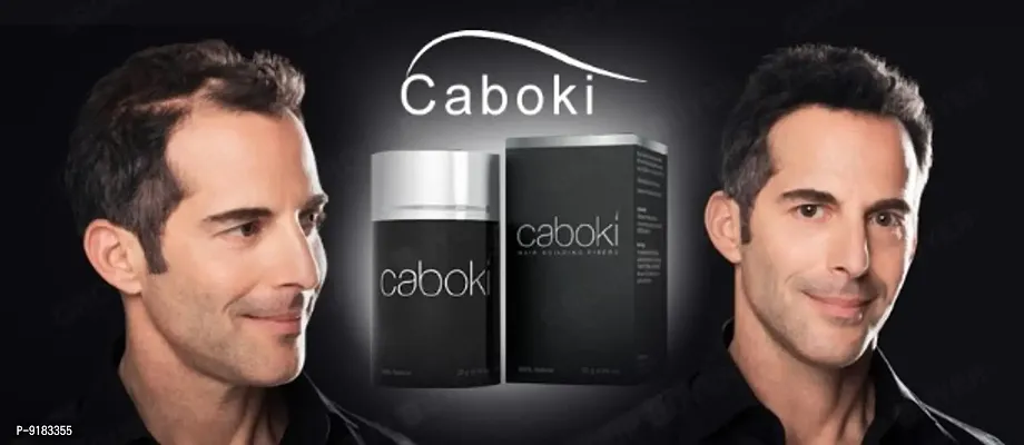 Caboki Black Hair Building Fiber For Covering Baldness Soft Hair Thinning Powder-thumb0