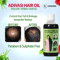 Vikendi Aadivasi Neelgiri Hair Oil For Long/Shiny And Silky Hair- 125 Ml-thumb1