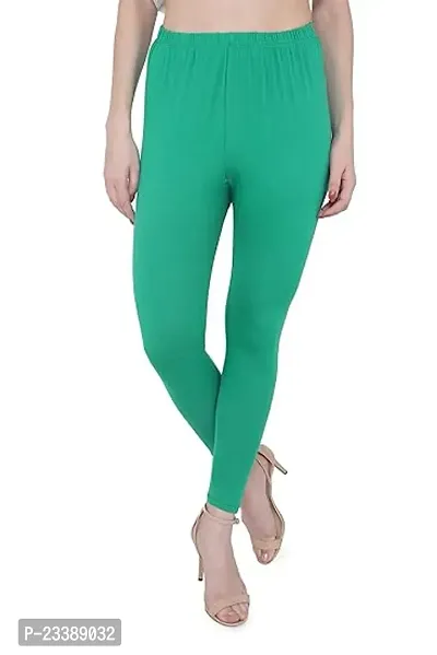 Fabulous Cambric Cotton Solid Leggings For Women-thumb0