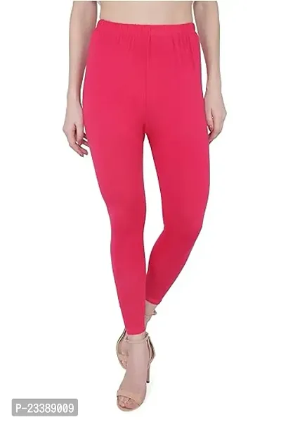 Fabulous Cambric Cotton Solid Leggings For Women-thumb0