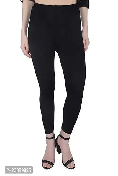 Fabulous Cambric Cotton Solid Leggings For Women-thumb0