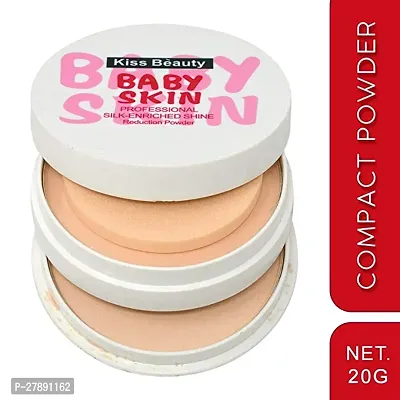 Professional Silk-Enriched Shine (Baby Skin) Compact Powder 20gm