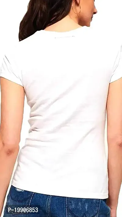 Clickplick Rang De Tu Mohe Gerua Holi T-Shirt for Women's | Rang De Tu Mohe Gerua T-Shirt for Girls | Holi Dryfit Strechable T-Shirt (Click-G-HOLIdryfittshirt-009_P)-thumb2