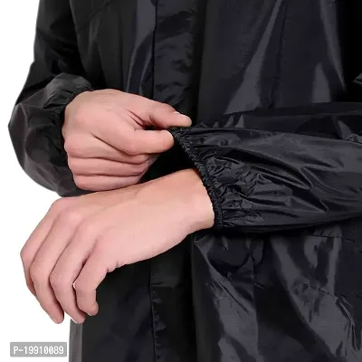 Delbrto Men Rain Suit Water Resistant Polyester Fabric Waterproof Bike Raincoat-thumb4