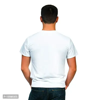 Clickplick Holi T-Shirt for Men's | Holi T-Shirt for Boys | White Holi T-Shirt | Holi Dryfit Strechable T-Shirt (Click-hol-tee-22-t-004_P)-thumb3