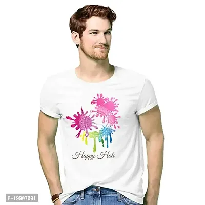 Clickplick Amazing Printed Couple Dry-FIT T-Shirts | Dry-fit | Polyester | Pack of 2 (Click_HOL_tee_22_CHT_120_P)-thumb0