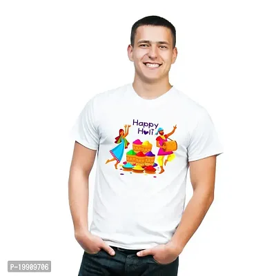 ClickPlick Amazing Holi t-Shirt for Both Men and Women-thumb0