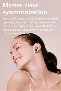 M19 TWS Bluetooth V5.1 in-Ear Wireless Earbuds with Upto 4 Hours Playback Stereo Sports Waterproof Bluetooth Earphones with Mic, -Cancellation, (Black, True Wireless) (Pack of 1-thumb3