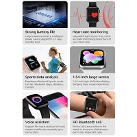 Modern Unisex Smart Watch With Bluetooth Calling-thumb1