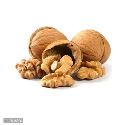 Natural Dried Walnut Without Shell - Premium Akhrot Giri - High In Protein  Iron - Low Calorie Nut Dry Fruit (500 Gm)-thumb0