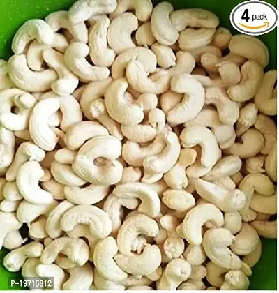 Natural Kaju Premium Raw Cashew Nut Fresh And Crispy Snack 600Gm-thumb0