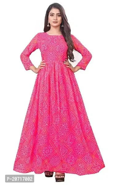 Stylish Georgette Printed Anarkali Kurti for Women