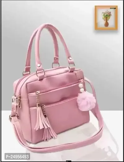 XOVEE Girl's PU Sling Bag Unleash Your Inner Style! | Pink | XD_09