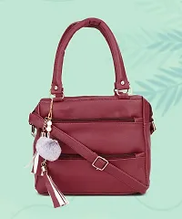 XOVEE Girl's PU Sling Bag Unleash Your Inner Style! | Maroon | XD_36-thumb2