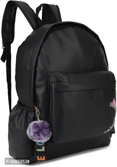 XOVEE Girl's PU 20 L Backpack Unleash Your Inner Style! | Black | XVR_119-thumb3
