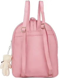 XOVEE Girl's PU 5 L Backpack Unleash Your Inner Style! | Pink | XVR_32-thumb3