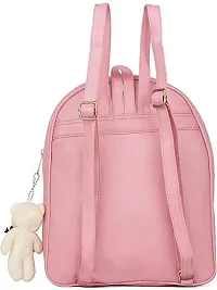 XOVEE Girl's PU 5 L Backpack Unleash Your Inner Style! | Pink | XVR_34-thumb3