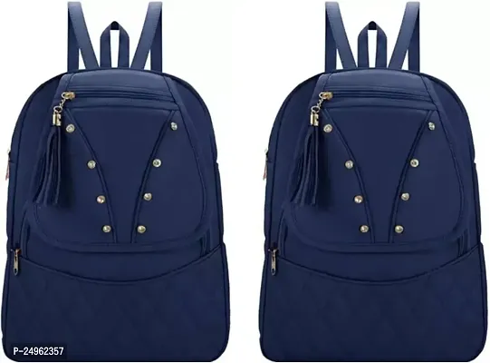 XOVEE Boys  Girl's PU 10 L Backpack Unleash Your Inner Style! | Blue | XVR_76-thumb0