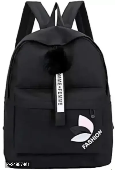 XOVEE Girl's PU 25 L Backpack Unleash Your Inner Style! | Black | XVR_95-thumb0