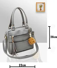 XOVEE Women's PU Hand-held Bag Unleash Your Inner Style! | Grey | XV-09-thumb1