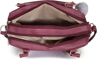 XOVEE Girl's PU Sling Bag Unleash Your Inner Style! | Maroon | XD_36-thumb1
