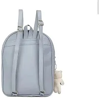 XOVEE Girl's PU 10 L Backpack Unleash Your Inner Style! | Grey | XVR_63-thumb2
