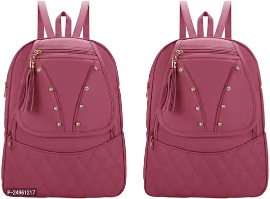 XOVEE Boys  Girl's PU 6 L Backpack Unleash Your Inner Style! | Pink | XVR_83