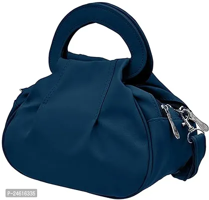 Stylish Synthetic Leather Sling Bag Unleash Your Inner Style! | Blue | XD_07-thumb0