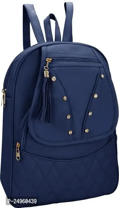 XOVEE Boys  Girl's PU 6 L Backpack Unleash Your Inner Style! | Blue | XVR_58-thumb2