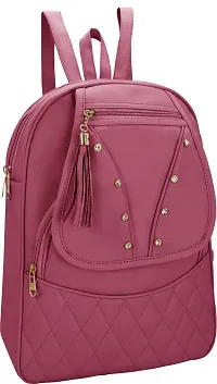 XOVEE Girl's PU 6 L Backpack Unleash Your Inner Style! | Maroon | XVR_97-thumb3