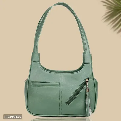 XOVEE Girl's PU Shoulder Bag Unleash Your Inner Style! | Green | XD_30-thumb0