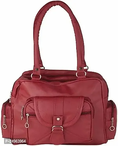 XOVEE Women's PU Hand-held Bag Unleash Your Inner Style! | maroon | XV-11-thumb0