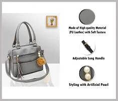 XOVEE Women's PU Hand-held Bag Unleash Your Inner Style! | Grey | XV-09-thumb2