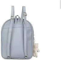 XOVEE Girl's PU 10 L Backpack Unleash Your Inner Style! | Grey | XVR_87-thumb1